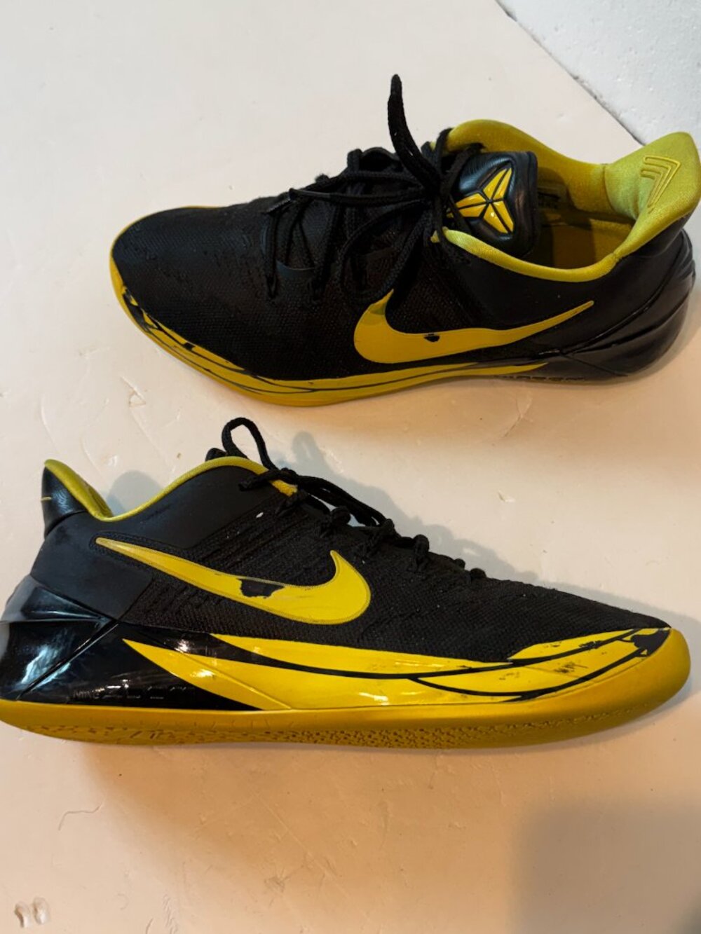 Nike Kobe A.D. Oregon Ducks Men Size 11 Low Black / Yellow Kobe Bryant RARE Read